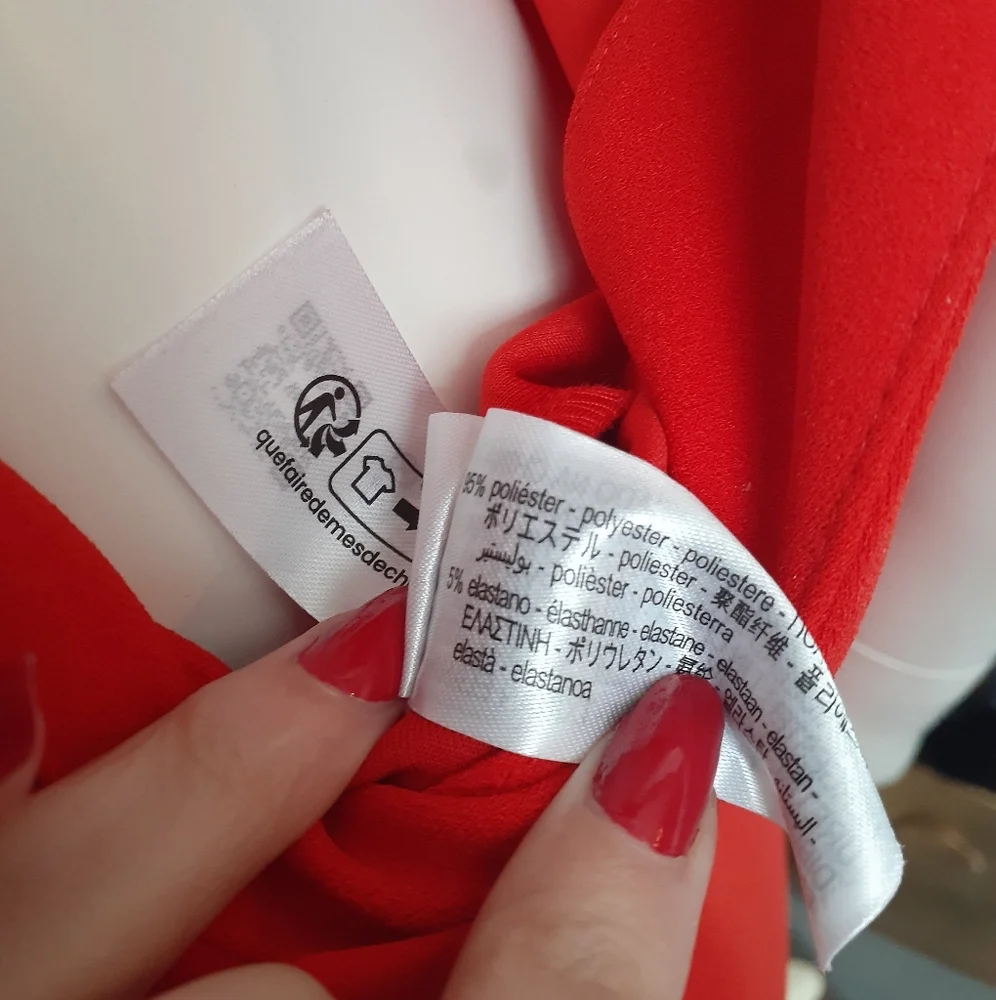 Zara Red Sleeveless Jumpsuit - Picture 15 of 16